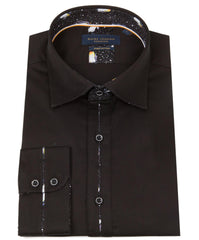 Long Sleeve Penguin Contrast Shirt