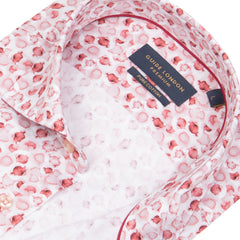 Long Sleeve Geometric Watercolour Print Shirt