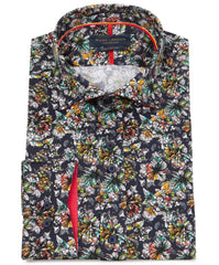 Long Sleeve Power Of Flower Print Shirt