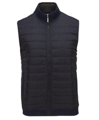 Zip Funnel Neck Quilted Gilet