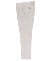 Textured Woven Triple Colour Yarn Trouser