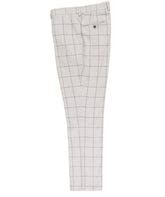 Italian-made blended fabric trouser
