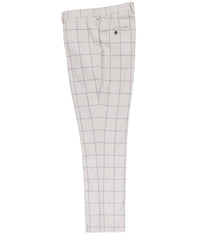 Italian-made blended fabric trouser