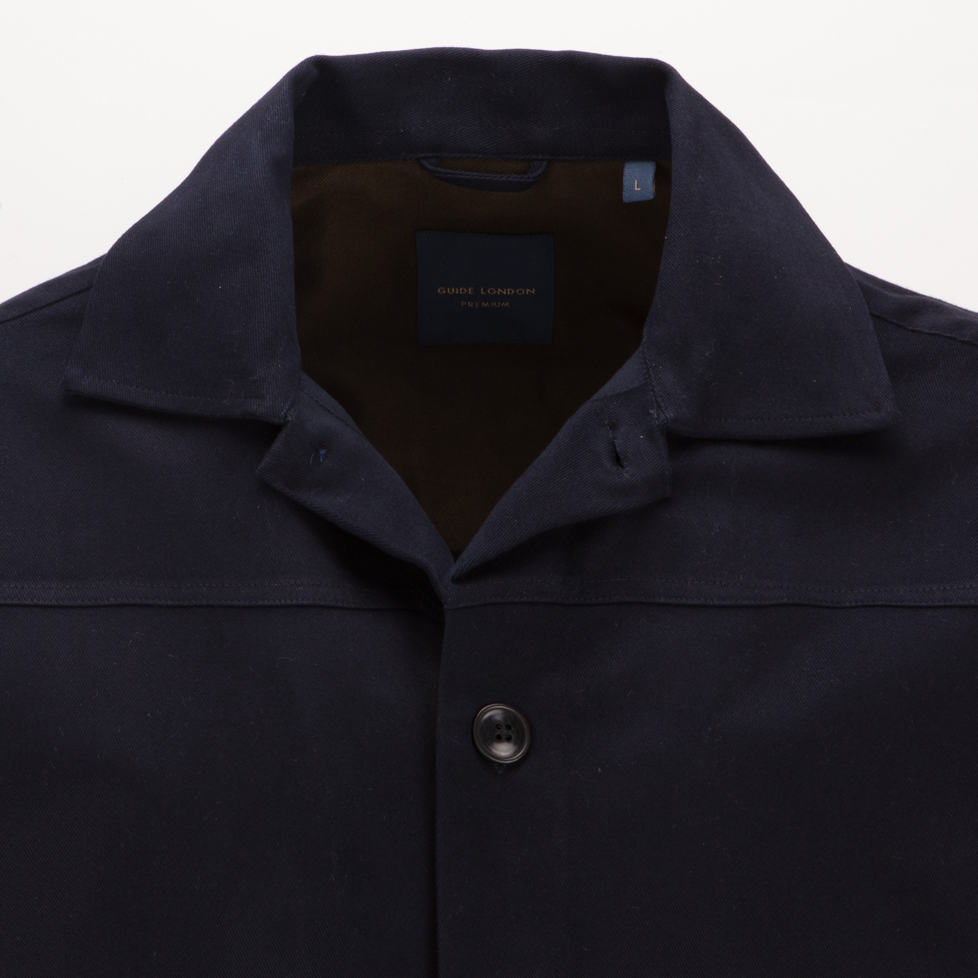 Cotton Blend Modern Overshirt