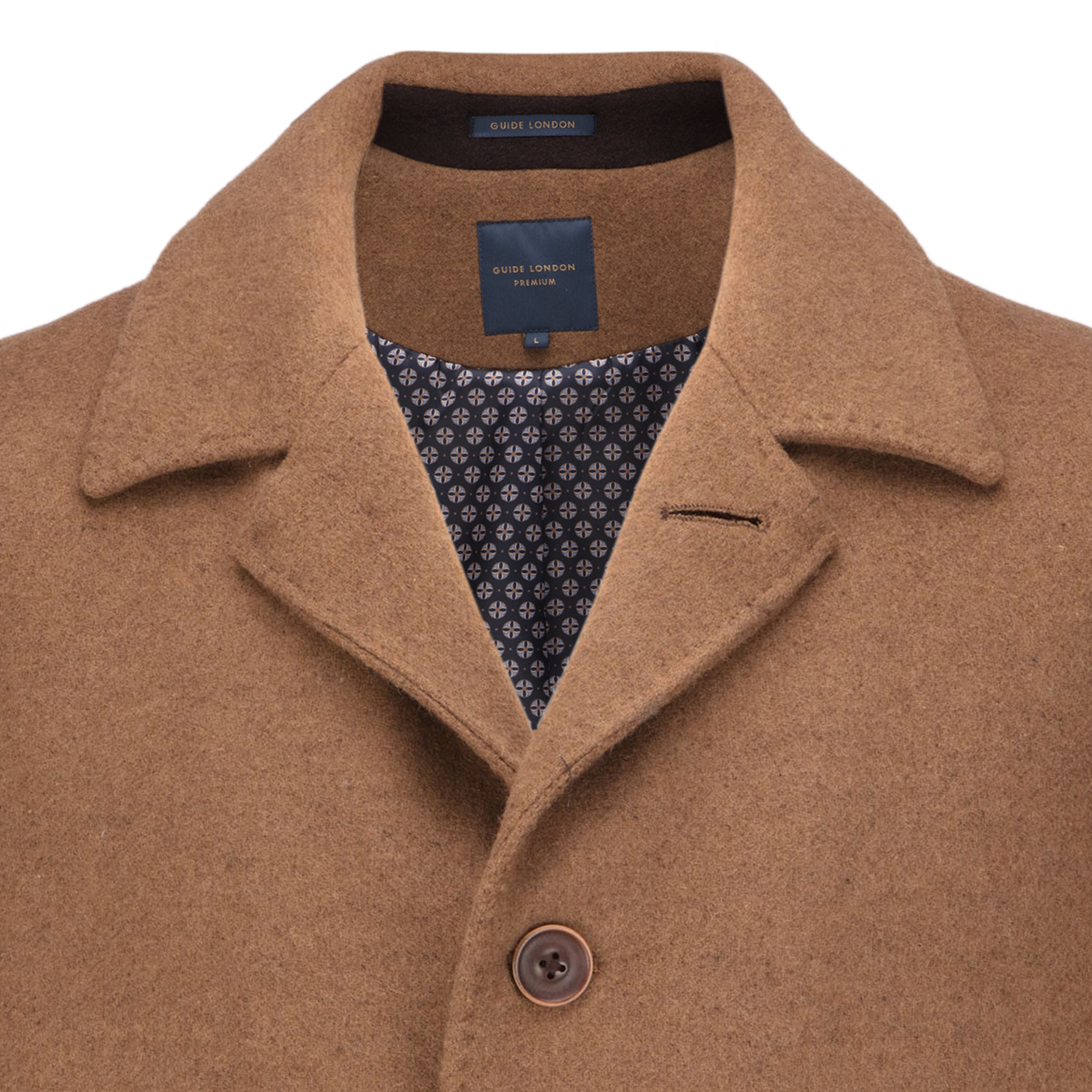 Wool Blend Overcoat