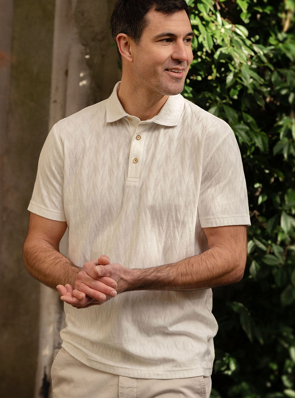 Classic Ivory Polo Shirt