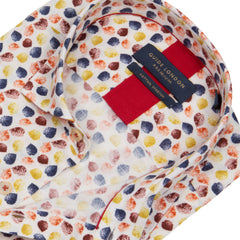 Colourful Leaves Half Sleeve Shirt - Cotton Blend