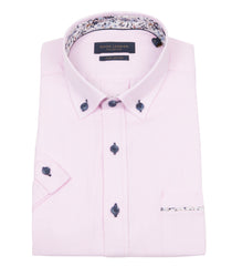 Versatile Half Sleeve Shirt with Subtle Contrast Detail