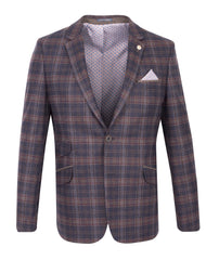 Multi-Coloured Tartan Check Jacket