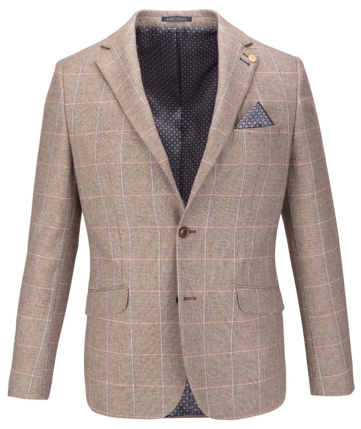 Tan Check Jacket