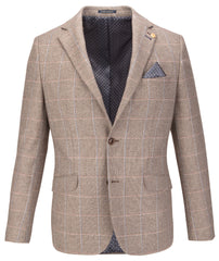 Tan Check Jacket