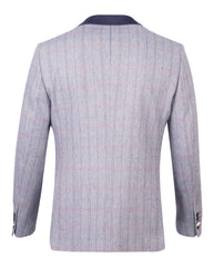 Men’s Herringbone Check Blazer