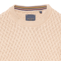 Men's Basket Weave Crew Neck Top