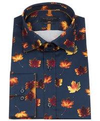 Long Sleeve Autumnal Print Shirt