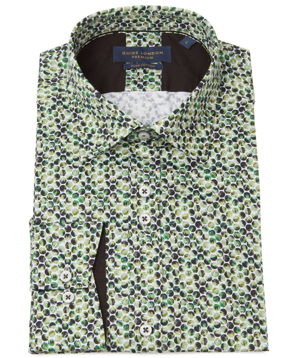 Men's Geometric Circle Pattern Shirt