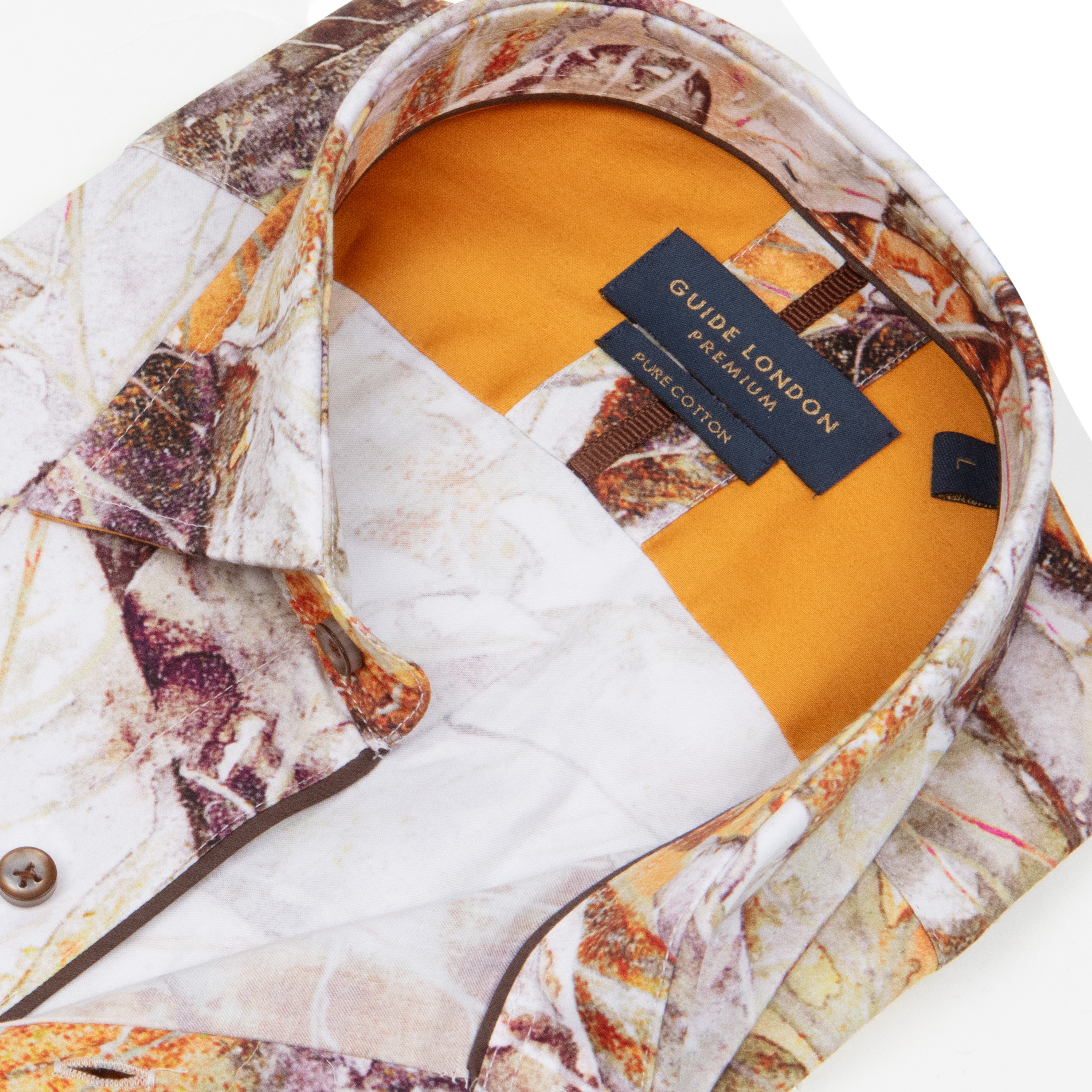 Autumn Leaf Pattern Shirt