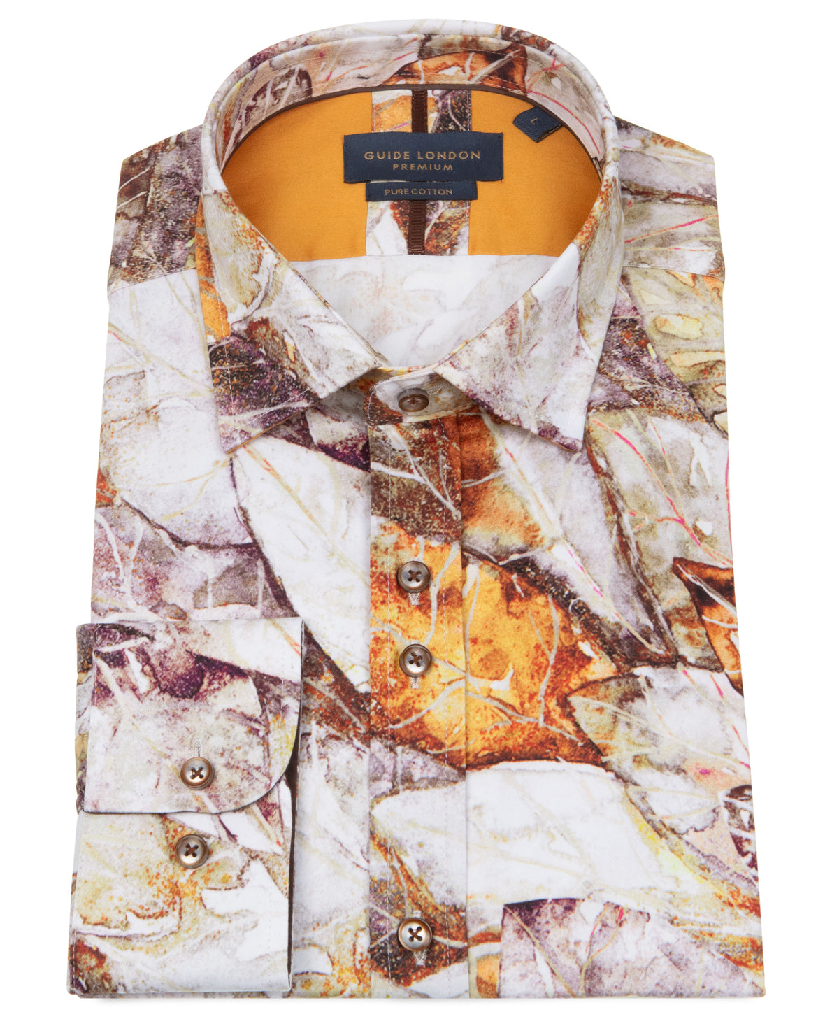 Autumn Leaf Pattern Shirt