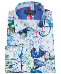 Flower Fusion Cotton Shirt