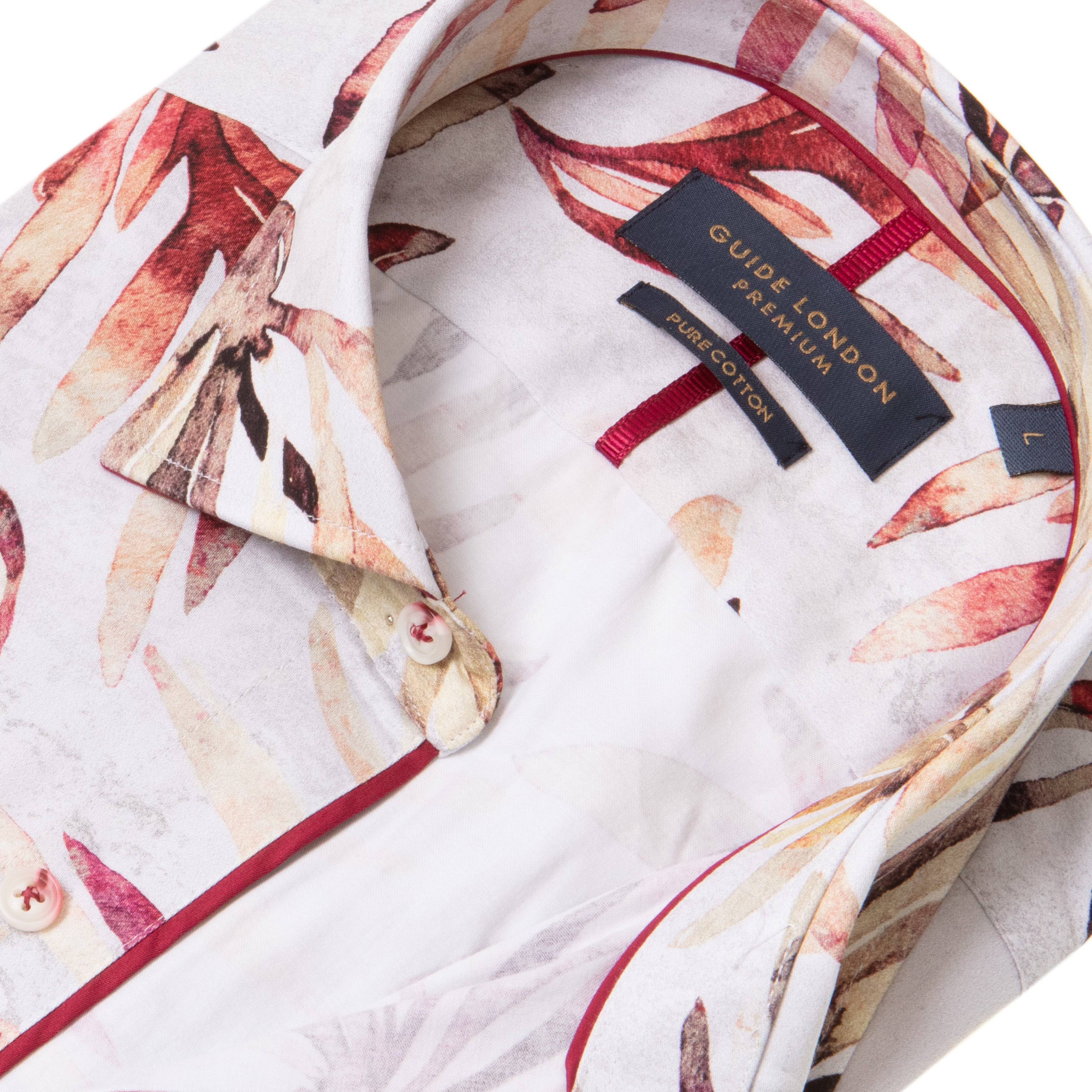 Water Flower Print Shirt