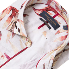 Water Flower Print Shirt