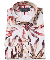 Water Flower Print Shirt
