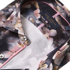 Vibrant Lotus Print Shirt