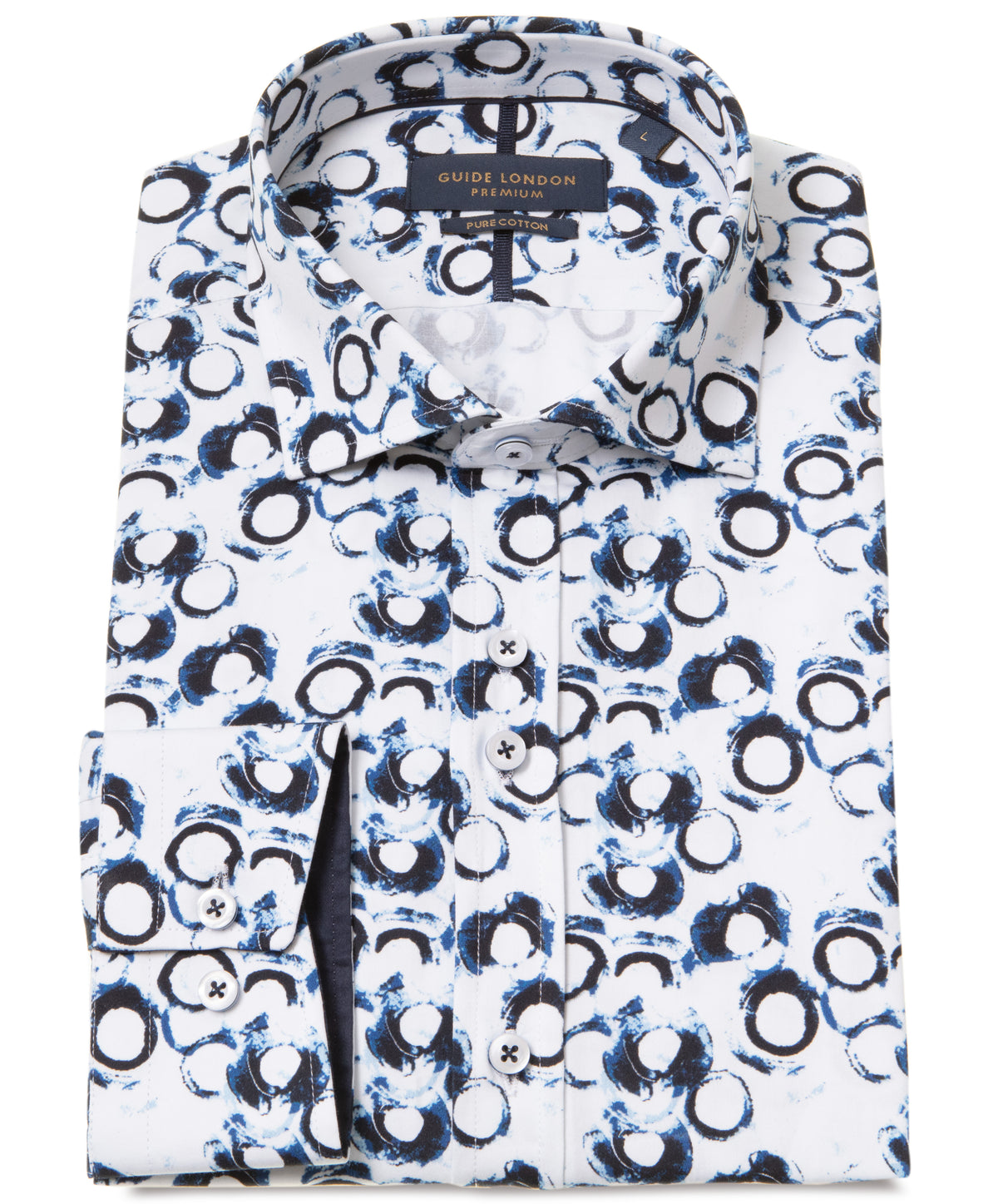 Echoed Circle Print Shirt