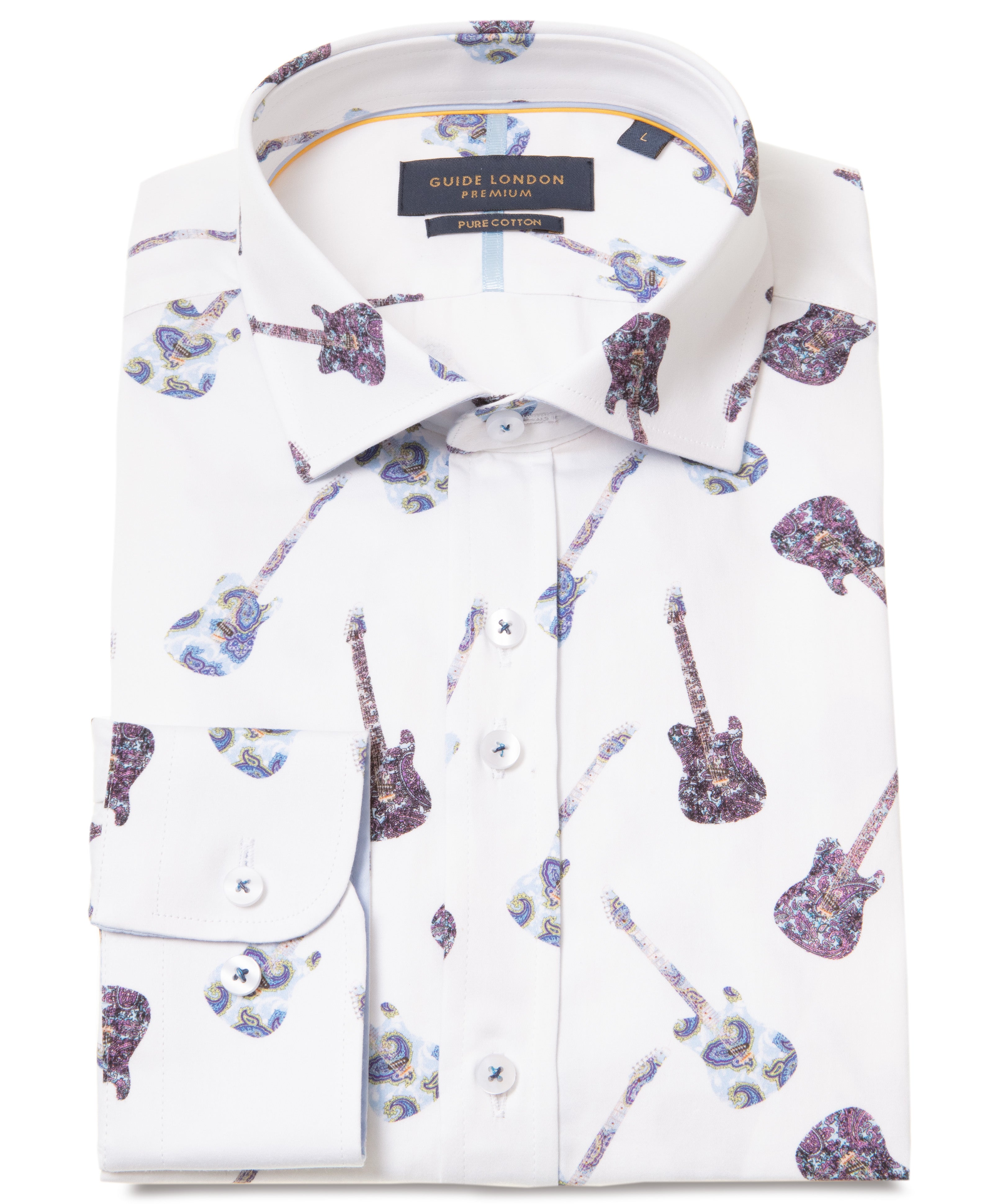 Electric Guitar Print Shirt