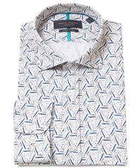 Dots and Slashes Print Shirt