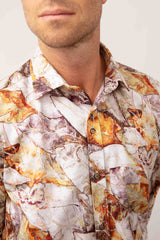 Autumn Leaf Pattern Shirt