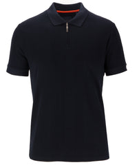 Half Zip Contrast Trim Polo