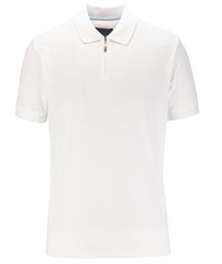 Half Zip Contrast Trim Polo