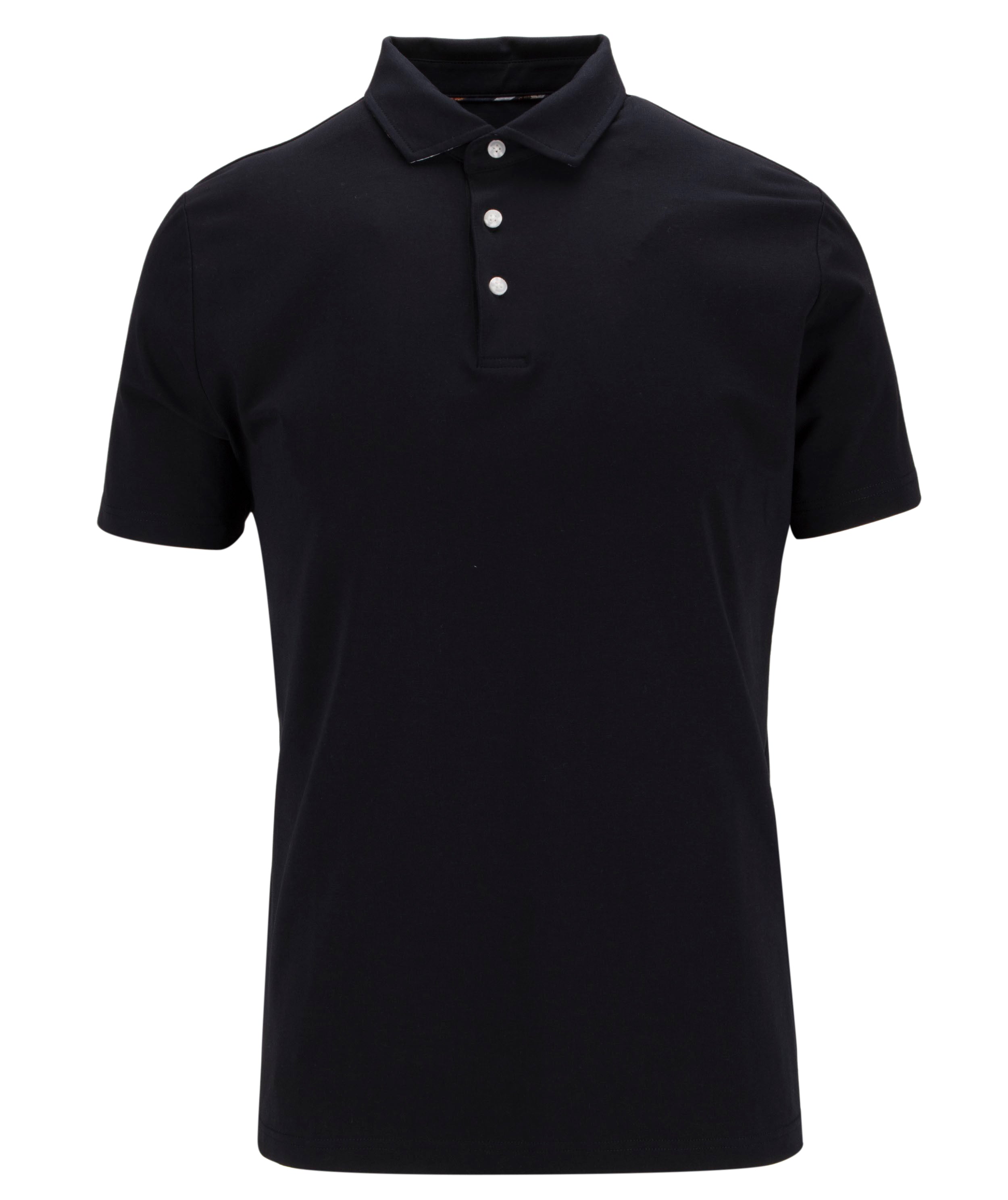 Classic Polo Shirt with Inner Collar Detail