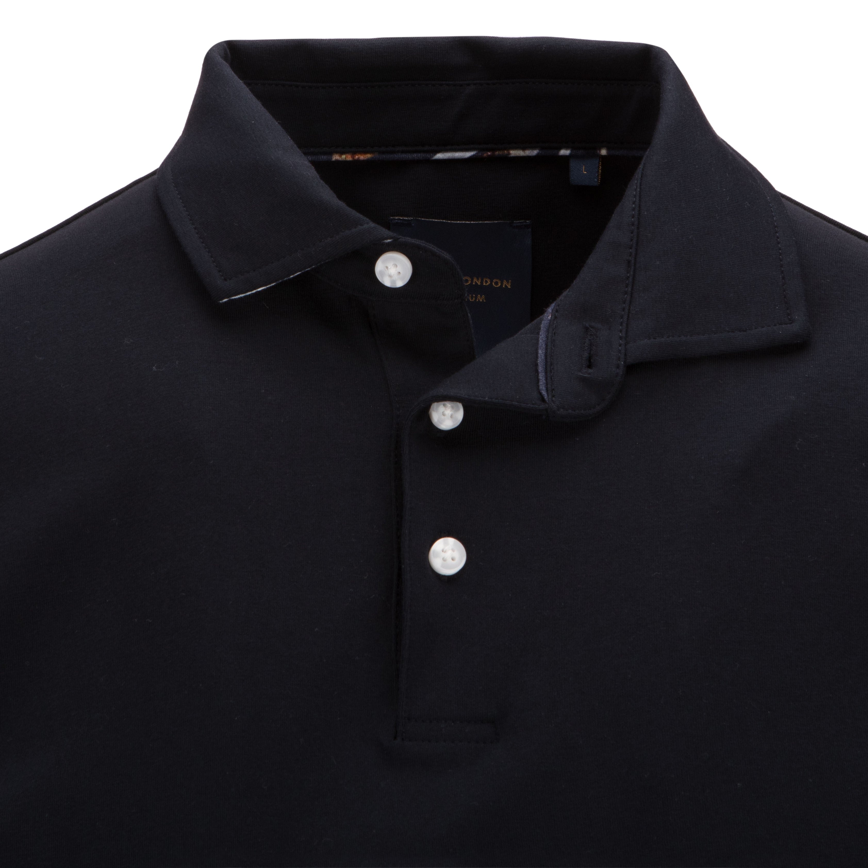 Classic Polo Shirt with Inner Collar Detail