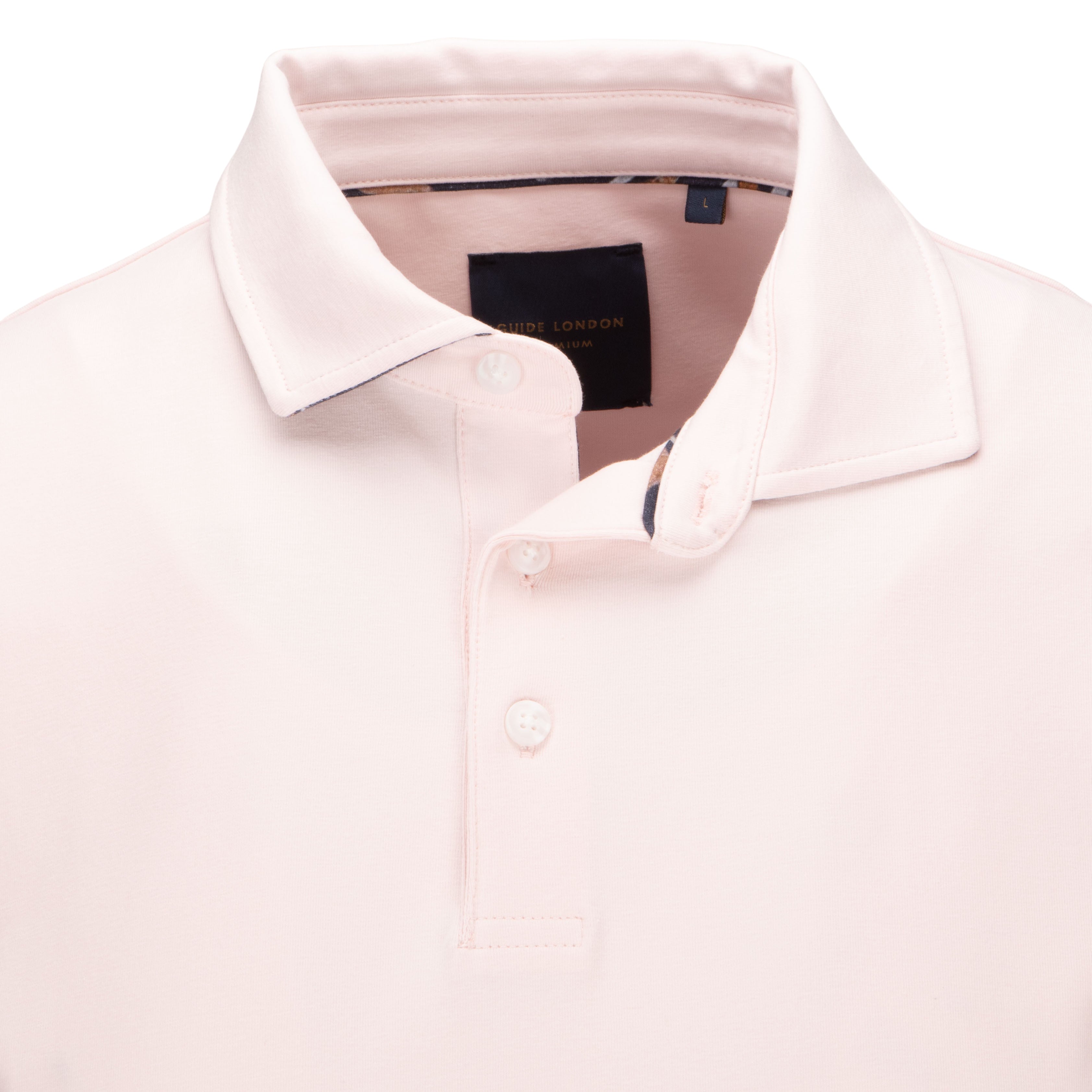 Classic Polo Shirt with Inner Collar Detail