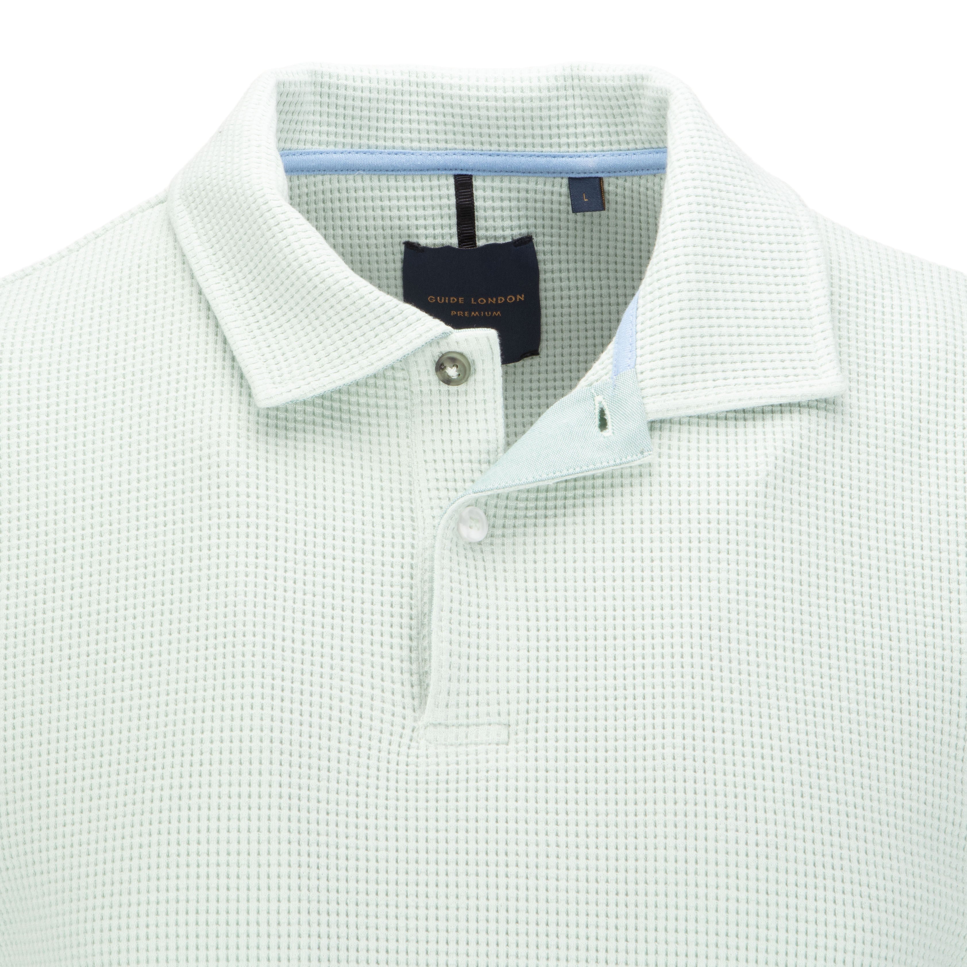 Classic Sage Cotton Polo Shirt