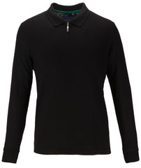 Long Sleeve Half Zip Polo