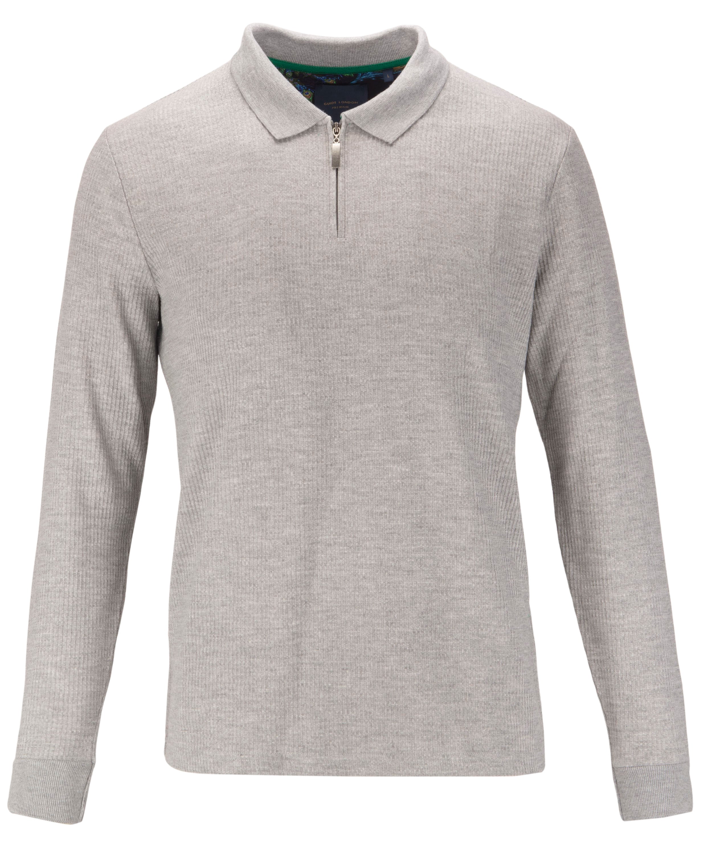 Long Sleeve Half Zip Polo