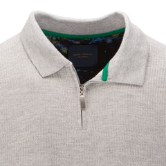 Long Sleeve Half Zip Polo