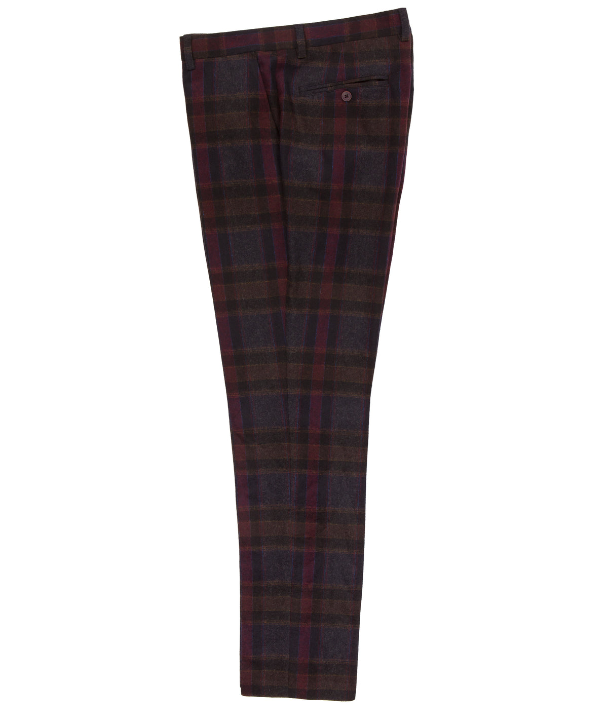 Brushed Tweed Check Trousers