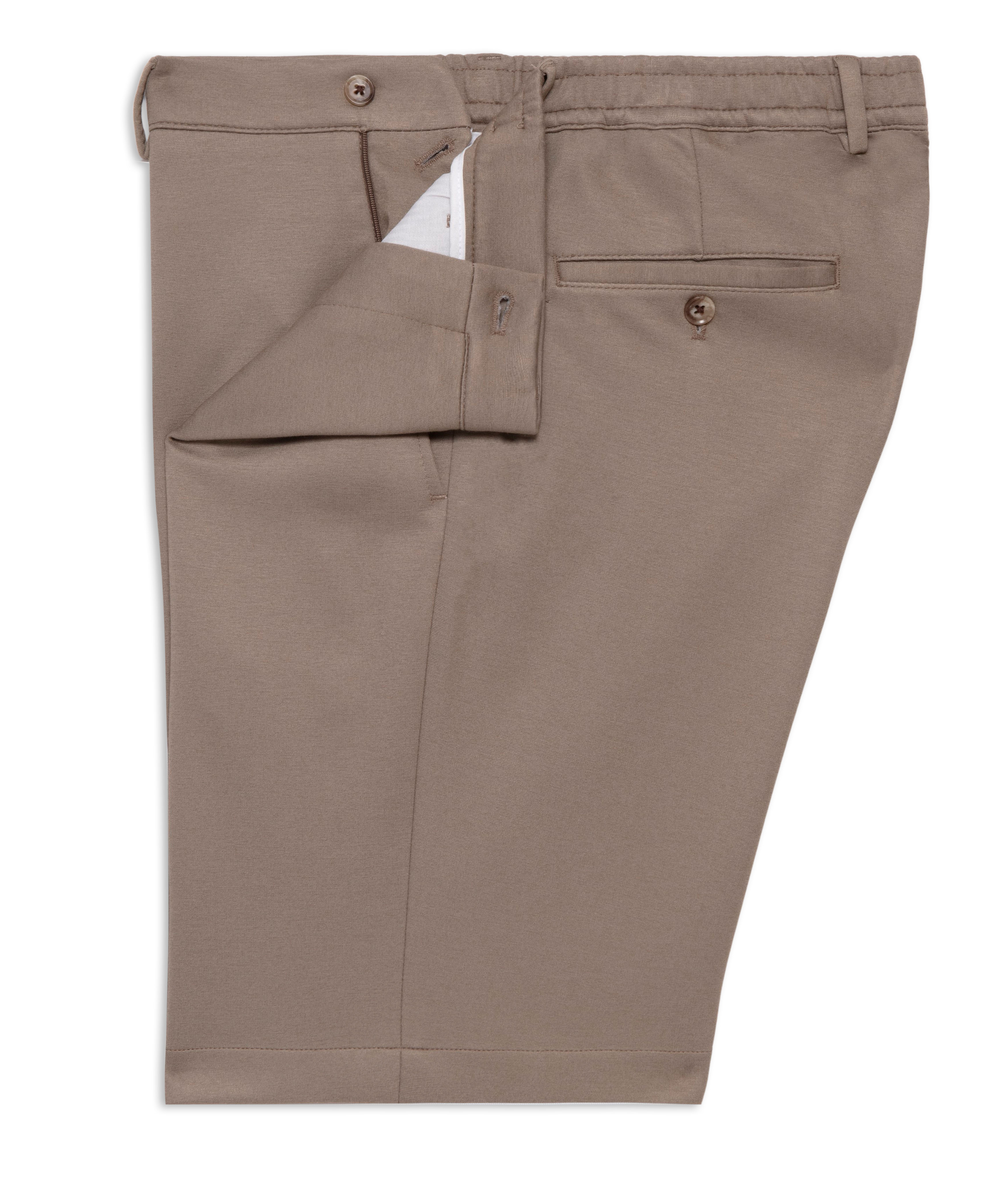 Stretch Jersey Elasticated Waist Tailored Shorts
