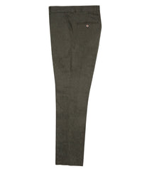Olive Linen Blend Trousers
