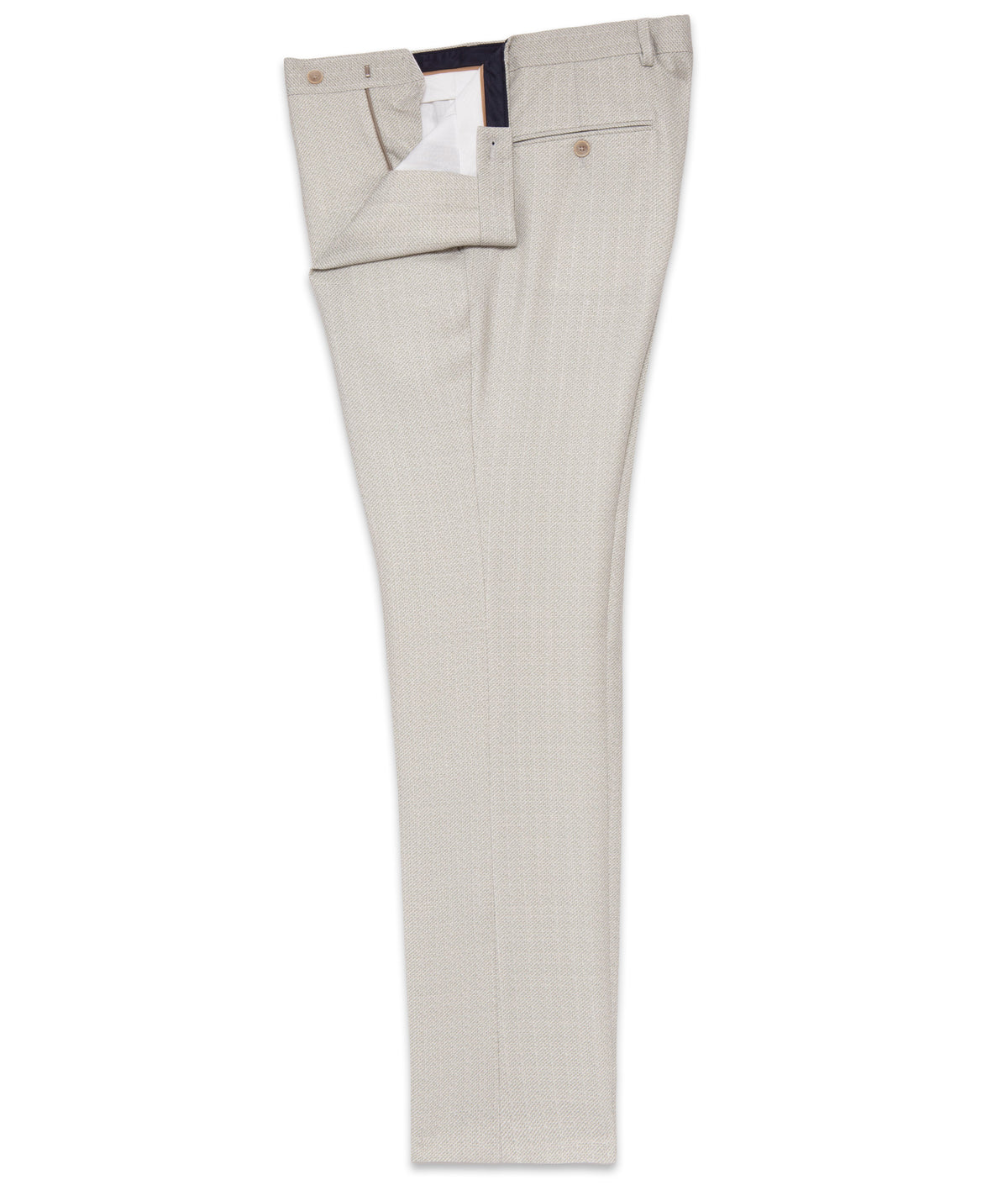 Printed Twill Trouser in Soft Green