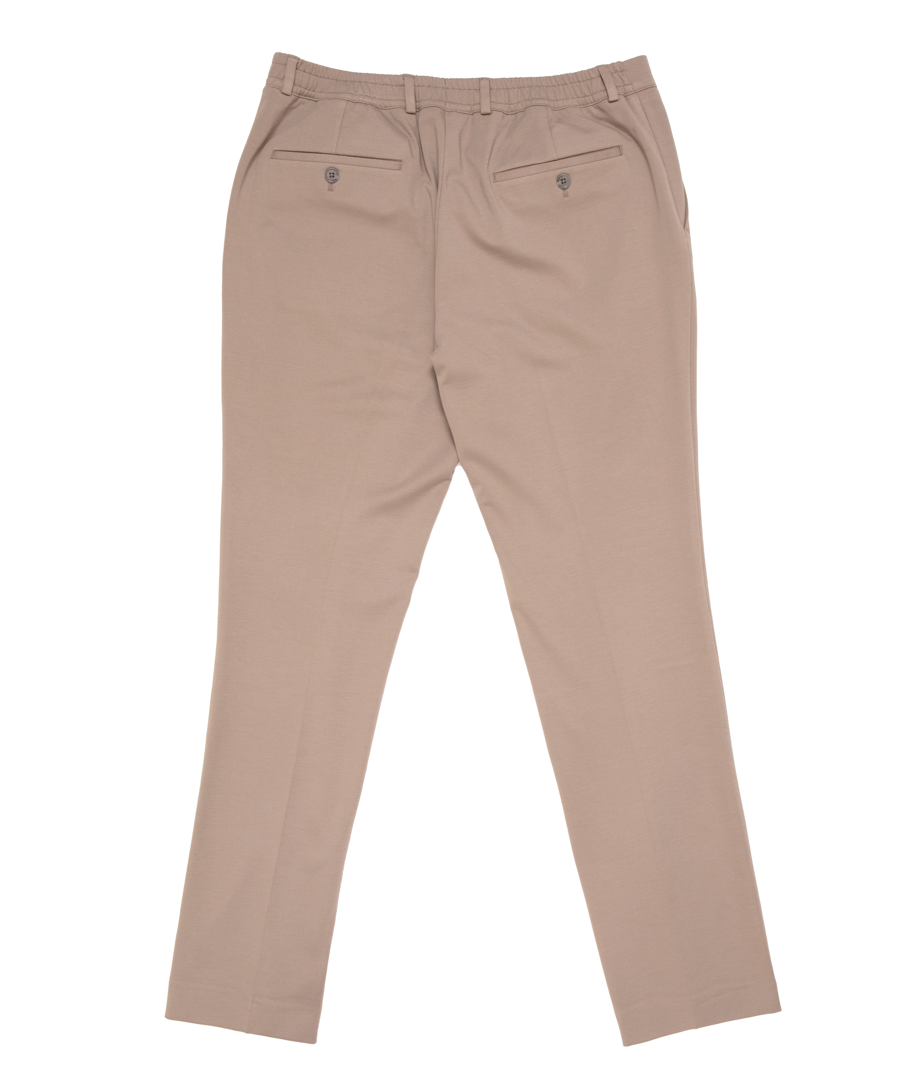 Elasticated Waist Stretch Jersey Tailored Trouser