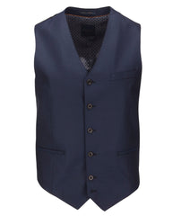 Navy Smart Waistcoat