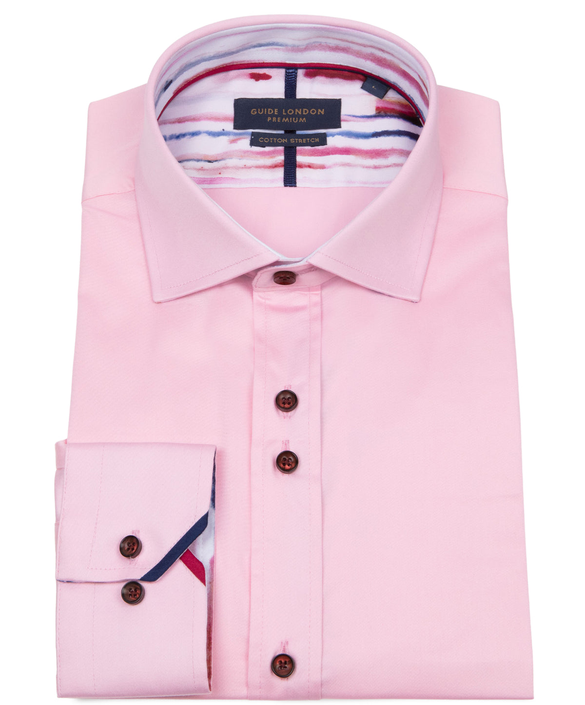 Multicolour Detail Plain Shirt