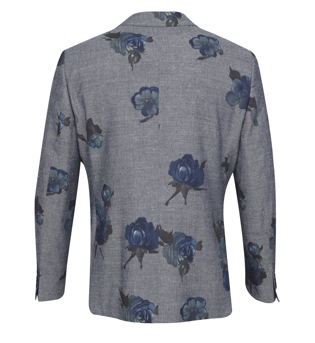 Bold floral print blazer