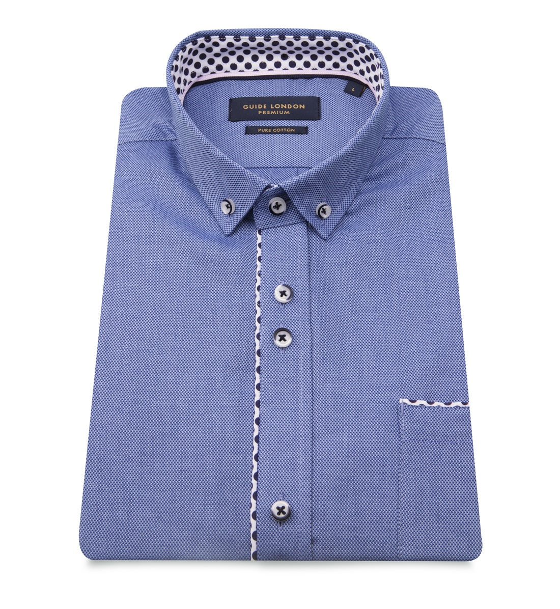 Bright polka dot print shirt