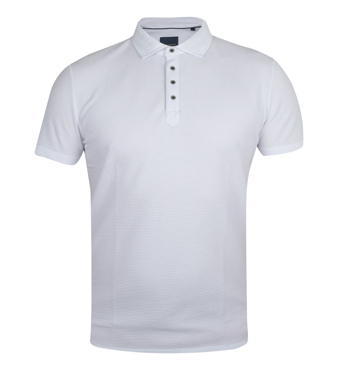 Jacquard jersey polo
