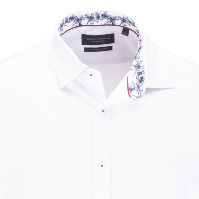 Short Sleeve Cotton Stretch Jersey Shirt